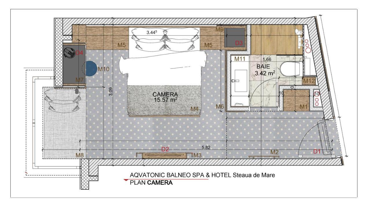 Aqvatonic Hotel - Steaua De Mare Eforie Nord Værelse billede