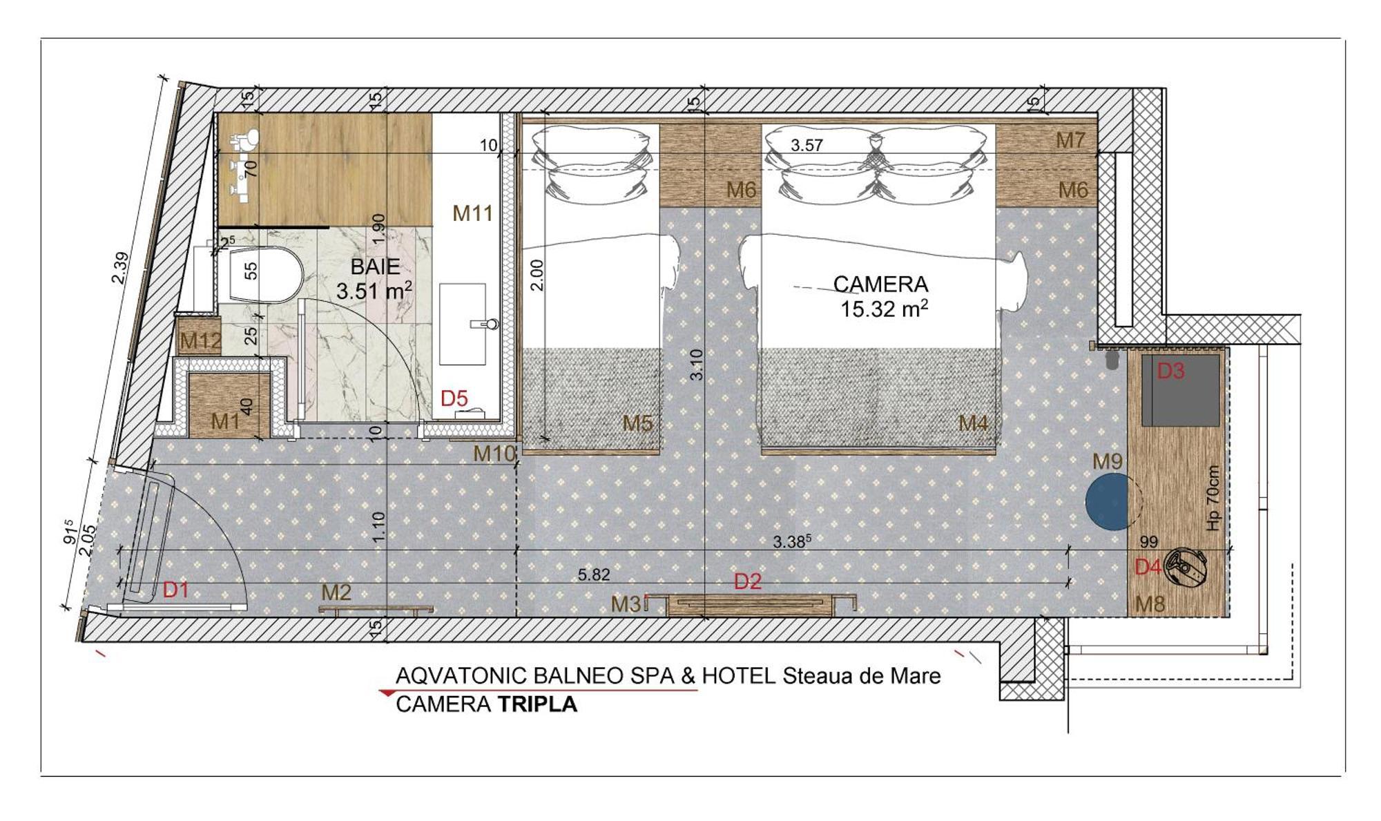 Aqvatonic Hotel - Steaua De Mare Eforie Nord Værelse billede